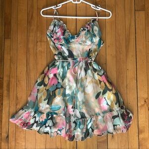 Petal and Pup Floral Dress